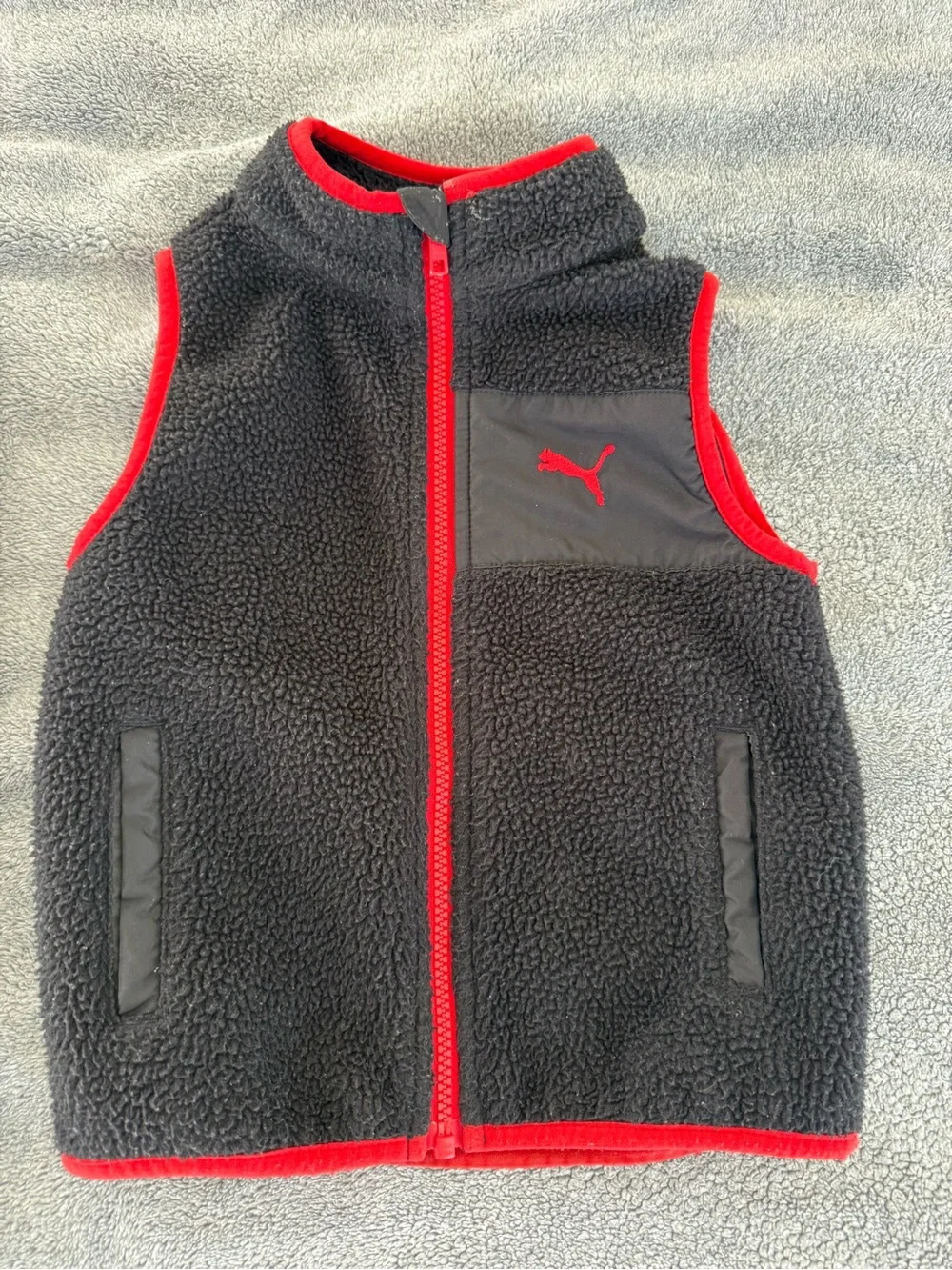 Puma 3 piece Top, Joggers & Fleece Vest - Picture 2 of 6